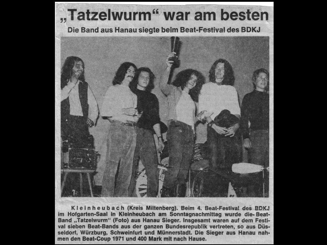 Das Relikt: Tatzelwurm 1971